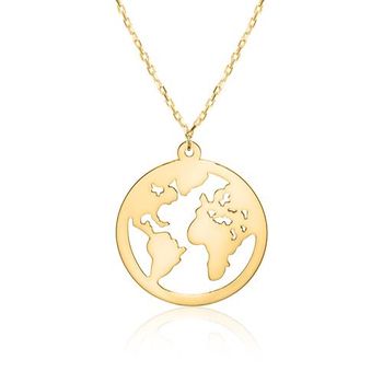 Cadena globo oro 9 quilates