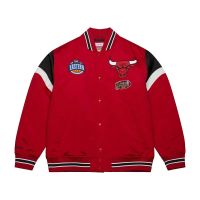 chaqueta baloncesto chicago bulls nba heavyweight satin jacket de mitchell and ness