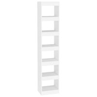 estanteriadivisor de espacios madera blanco 40x30x198 cm