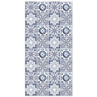 panorama alfombra vinilica hidraulica granada azul 80x250 cm