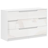 comoda 120x40x75 cm blanco