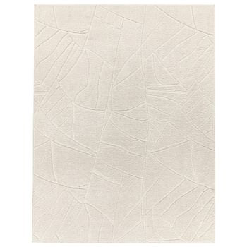 Alfombra moderna Tokko crema 80x150 cm