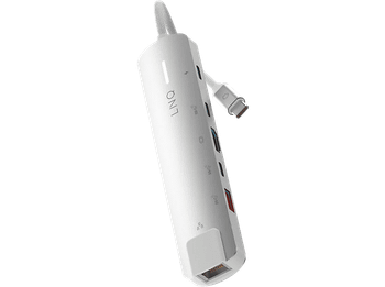 Hub - Linq ProConnect 6in1, Carga Ultra rápida de 140 W, Blanco