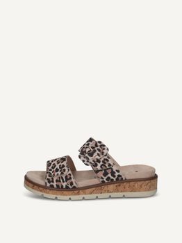 CAPRICE Mule, beige, made of Leather without heel, Size 40