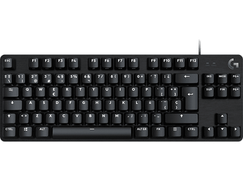 Teclado gaming - Logitech G G413 TKL SE, USB, Retroiluminación, Prevención de efecto fantasma, Teclas FN control multimedia, Negro