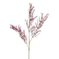 follaje con flores pequenas artificiales rosa y verde h92