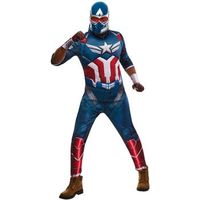 disfraz de capitan americar bnw deluxe  adulto