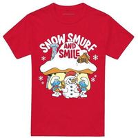 the smurfs camiseta snow smurf and para mujer