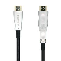 cable hdmi aisens a148-0512 30m 4k60hz aoc desmontable premium oro negro