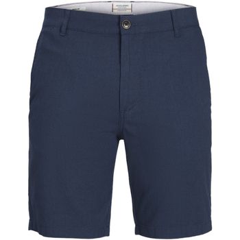 Jack & Jones Short 12235793 JPSTDAVE JJLINEN BLEND SHORTS PLS NAVY BLAZER para hombre