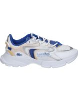 zapatillas para mujer lacoste l003 neo 49suj0007 blanco y azul 37