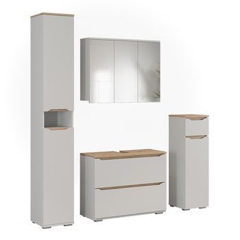 Conjunto De Muebles De Baño Ruben Juego De 4 Piezas Vicco