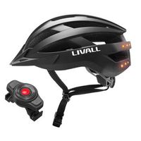 bluetooth mtb bike helmet 58-62cm ledsosintercom black
