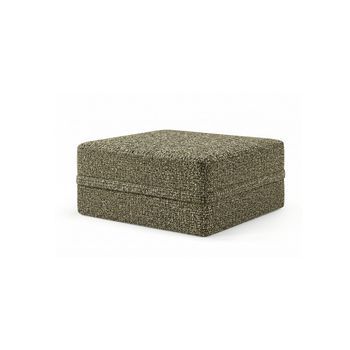Sofá Modular Puff Convertible Tweed Verde Oliva
