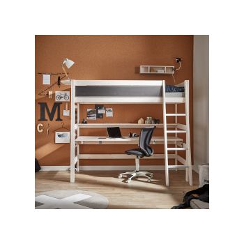 Lifetime Kids Luxury High-Rise High Sleeper  - Lifetime White