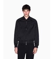 ax armani exchange para hombre xm001836af20535uc001 chaqueta lisa negro s casual poliester