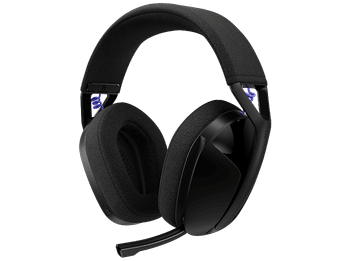 Auriculares gaming - Logitech G G321, Lightspeed-Bluetooth, Micrófono 16 kHz con varilla abatible, 20hs batería, PC, PS4-PS5, Nintendo Switch, Negro