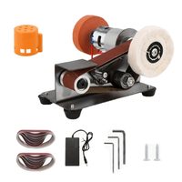 lijadora de banda 120w 9000rmin mini amoladora multifuncional pulidora electrica compacta para metalmaderajade incluye 20 bandas de lija rueda de pulido y accesorios