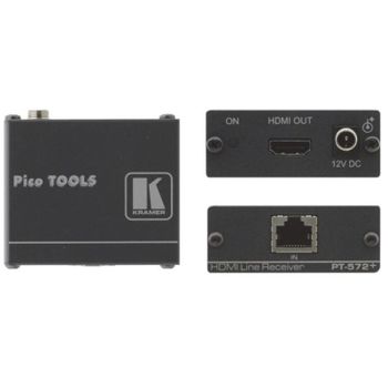 Kramer Electronics PT-572+ Extensor Audio/Video Receptor AV Negro