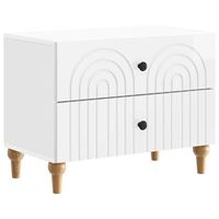 armario de noche con cajon brillante 62 x 345 x 48 cm vidaxl