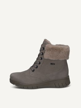 CAPRICE Bootie, beige, made of Leather and synthetic without heel, Size 40