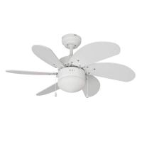 edm aral ventilador de techo con luz 50w