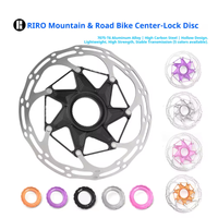 riro-rotor de bloqueo central para bicicleta 140mm160mm disipacion de calor hueca rotura de viento para bicicleta de montana y carretera accesorios de freno de disco