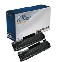 compatible twin pack canon 712 black toner cartridges 2 pack