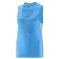 salomon camiseta tirantes koszulka damska slab sense tank niebieski para mujer