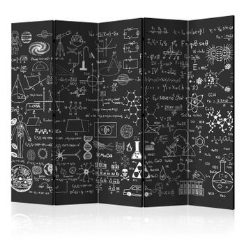 Biombo - Science On Chalkboard Ii (225x172 Cm)