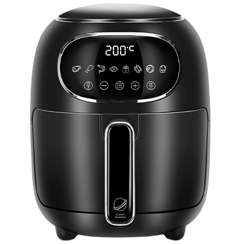 Taylor Swoden Joke - Freidora de aire sin aceite de 3 L. 1300W. Pantalla LED táctil, 8 menús preprogramados, tiempo y temperatura ajustables manualmente. Libre de BPA. Diseño exclusivo, color negro