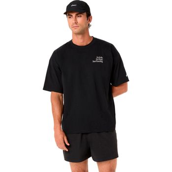 ASICS Runner Message Graphic Relaxed  Camiseta de running Hombres - negro