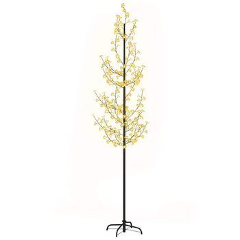 Árbol Led Con Flor De Cerezo 368 Led Blanco Cálido 300 Cm