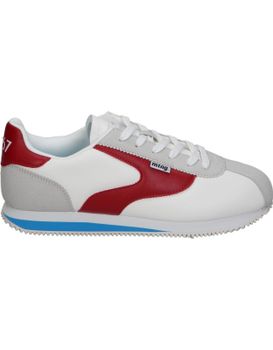 Zapatillas Veganas Para Mujer Mustang Olympic Z 60884 Blanco Y Rojo 39