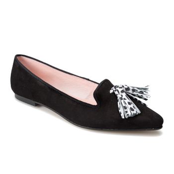 Slipper ante negro y blanco