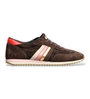 Serafini para mujer. AI26XRM0 Zapatillas de ante RM60 marrón (36), Plano, Cordones, Casual