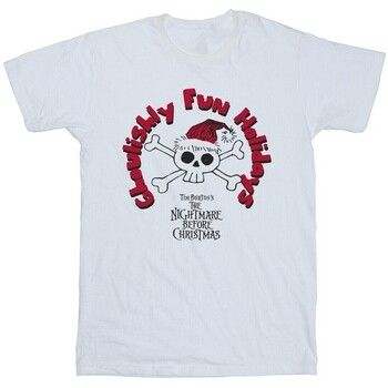 Disney Camiseta The Nightmare Before Christmas Ghoulishly Fun Holidays para hombre