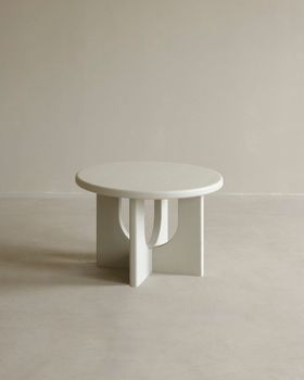 Mesa de centro de microcemento 59,7x40cm
