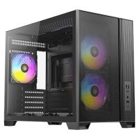 caja pc antec flux m micro atx argb frontal malla vidrio templado