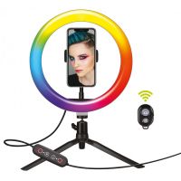 muvit soporte de sobremesa para smartphone con anillo de luz 10