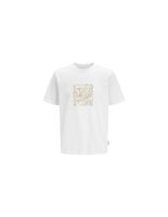 camiseta jack and jones jcotarmac camo front w neck hombre bright white