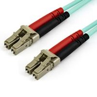 startechcom cable de 15m de fibra aptica multimodo lcupc a lcupc om4 - 50125am - fibra lommfvcsel - redes de 100g - cable lszh - baja pardida de insercian - low insertion loss