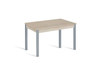Mesa cocina extensible 100(145)x60 cm roble pata gris
