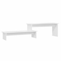 mueble para tv madera contrachapada blanco 180x30x43 cm vidaxl