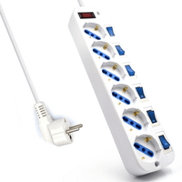 regleta 6 tomas con interruptor ewent ew3932-5m