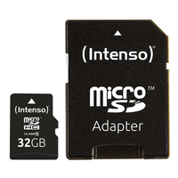 memoria 32 gb micro micro sdhc intenso clase 10  adaptador usb20