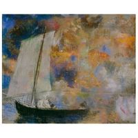 legendarte - cuadro lienzo impresion digital - nubes de flores - odilon redon - decoracion pared cm 50x60