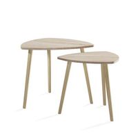 mesa de centro twino 60 x 50 cm lote de 2 vicco