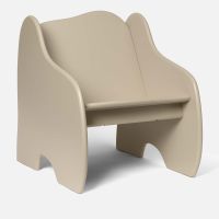 ferm living slope lounge chair - cashmere