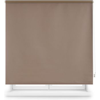 Estor Enrollable Opaco A Medida - Estor Opaco Tamaño 120x230 - Estor Enrollable Color Marrón | Blindecor